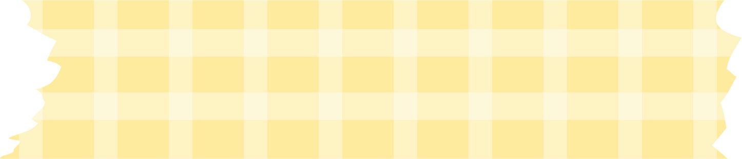 Checkered Yellow Washi Tape